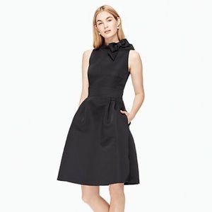 Kate Spade Bow Fit and Flare Make it Magic Black Cocktail Dress in Size 8
